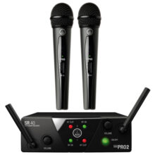 میکروفون بیسیم دستی ای کی جی مدل WMS40 Mini Dual Vocal Set