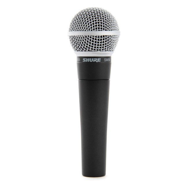 میکروفن دستی باسیم شور SHURE SM58 Handheld Dynamic Microphone