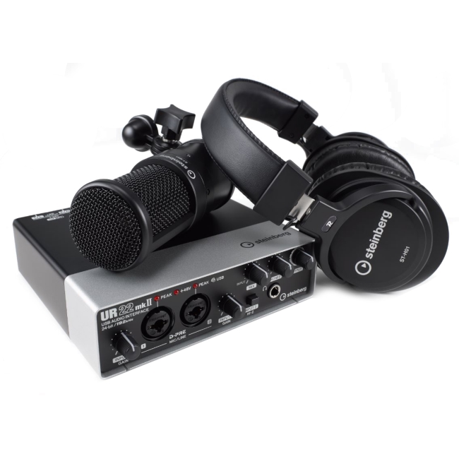 پکیج استودیویی اشتنبرگ Steinberg UR22mkII Recording Pack Audio Interface